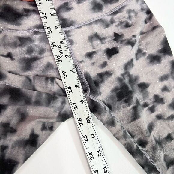 Varley Lets Go High Rise Legging Womens Small Gray Black Printed Compression 7/8 - Picture 5 of 11